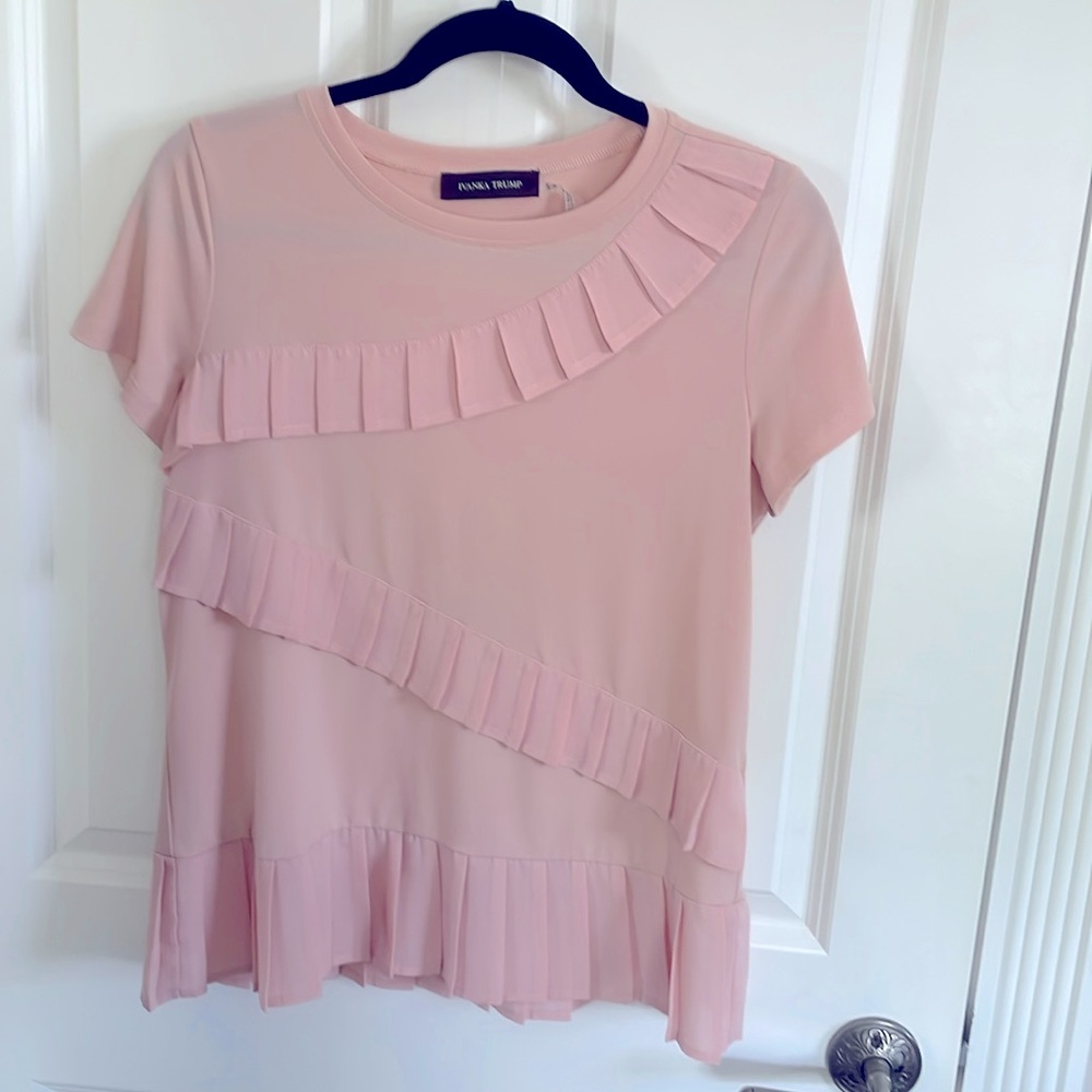 IVANKA TRUMP ballet pink top